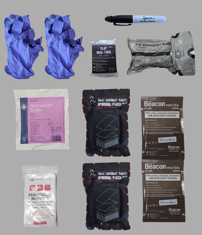 Vacuum-Sealed IFAK (Individual First Aid Kit)