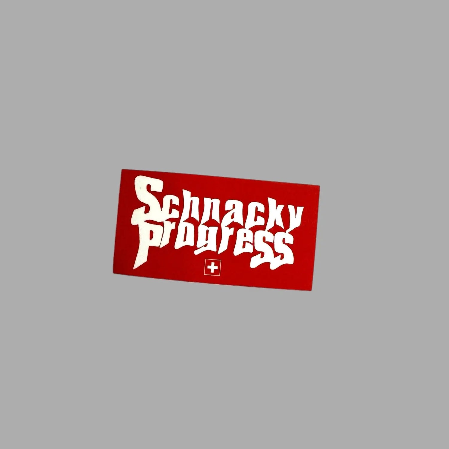 Stickers Schnackyprogress swiss red Schnacky Progress